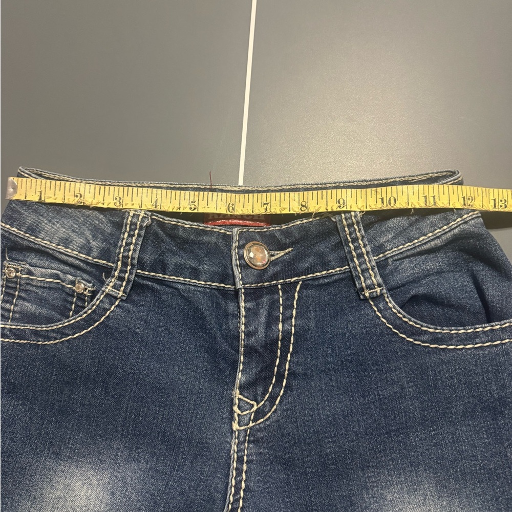 Red Ranch Bootcut Jeans - Picture 2 of 8